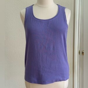Chico's Lavender Sleeveless Ribbed Tank Top-Size 16 Chico’s size 3